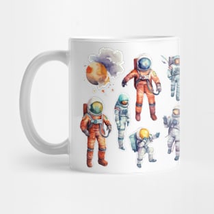 Astronaut Watercolor People Mug